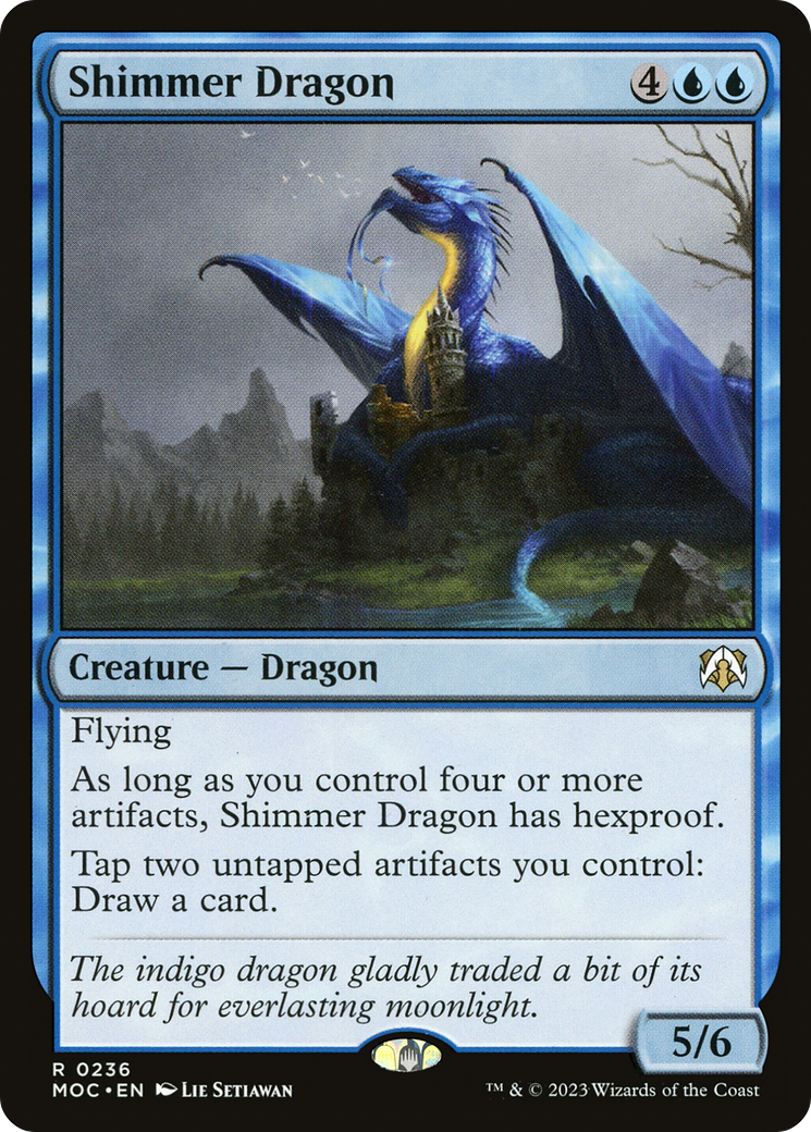 Shimmer Dragon [March of the Machine Commander] | GnG Games