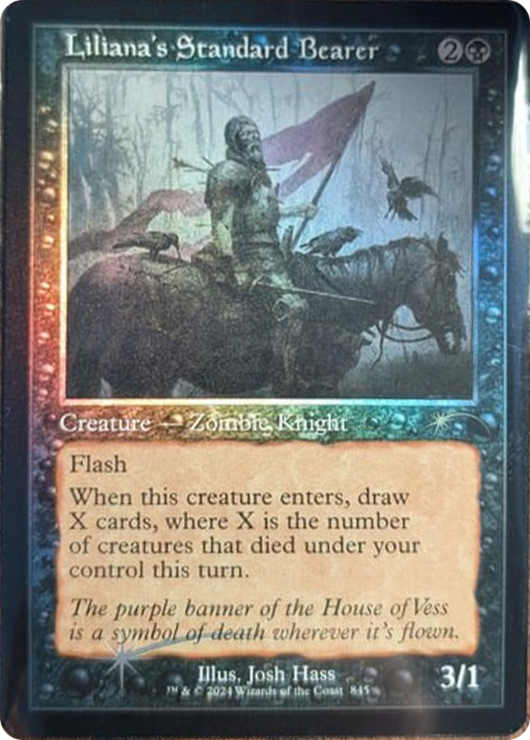 Liliana's Standard Bearer (Retro Frame) [Secret Lair Drop Series] | GnG Games