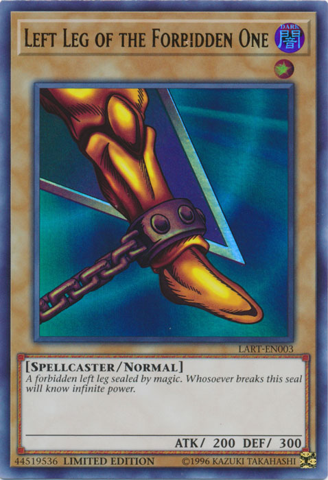 Left Leg of the Forbidden One [LART-EN003] Ultra Rare | GnG Games