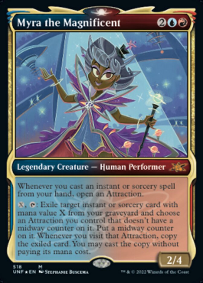 Myra the Magnificent (Showcase) (Galaxy Foil) [Unfinity] | GnG Games