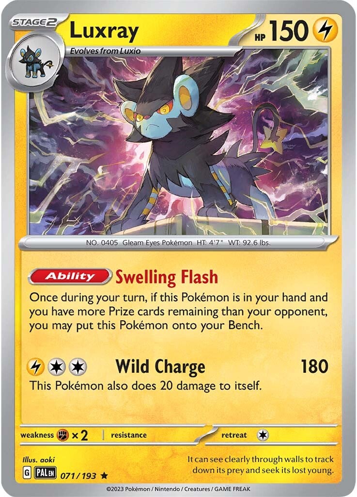 Luxray (071/193) [Scarlet & Violet: Paldea Evolved] | GnG Games