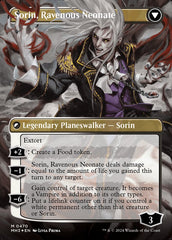 Sorin of House Markov // Sorin, Ravenous Neonate (Borderless) (Textured Foil) [Modern Horizons 3] | GnG Games