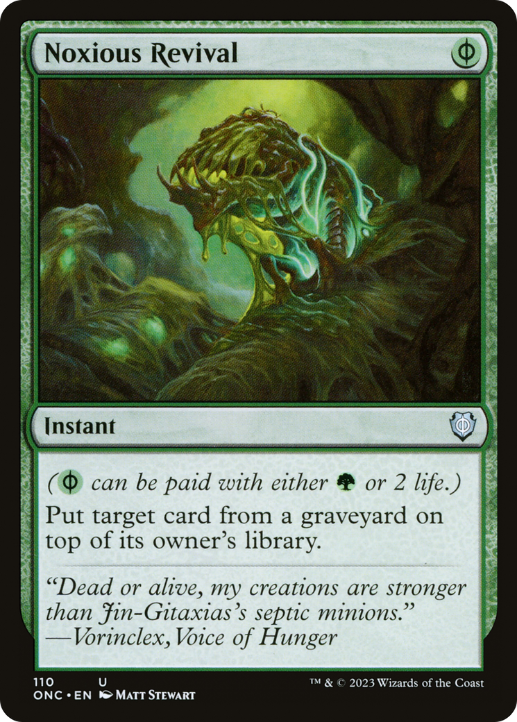 Noxious Revival [Phyrexia: All Will Be One Commander] | GnG Games