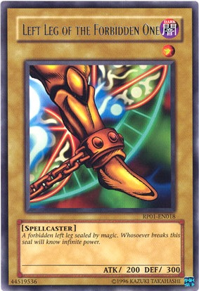 Left Leg of the Forbidden One [RP01-EN018] Rare | GnG Games