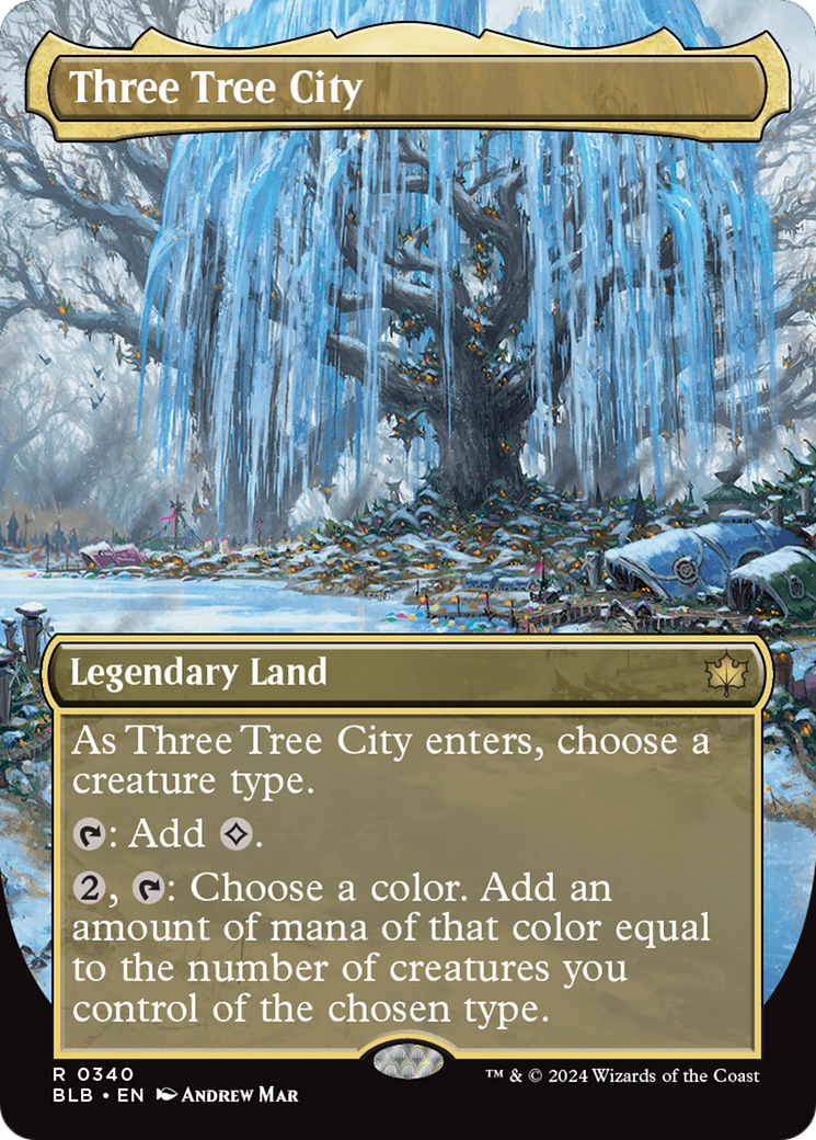 Three Tree City (Borderless) (0340) [Bloomburrow] | GnG Games