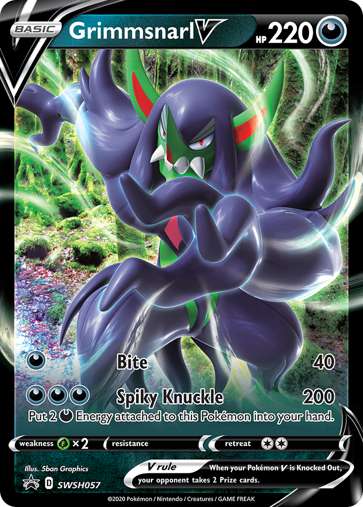 Grimmsnarl V (SWSH057) (Jumbo Card) [Sword & Shield: Black Star Promos] | GnG Games