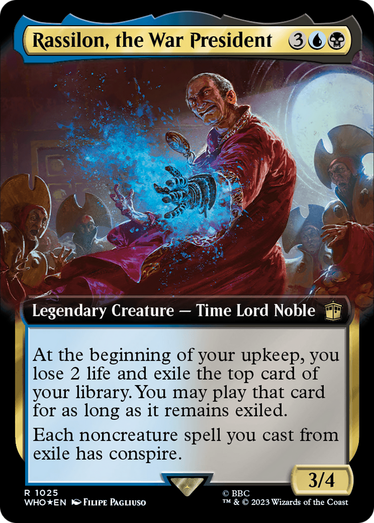 Rassilon, the War President (Extended Art) (Surge Foil) [Doctor Who] | GnG Games