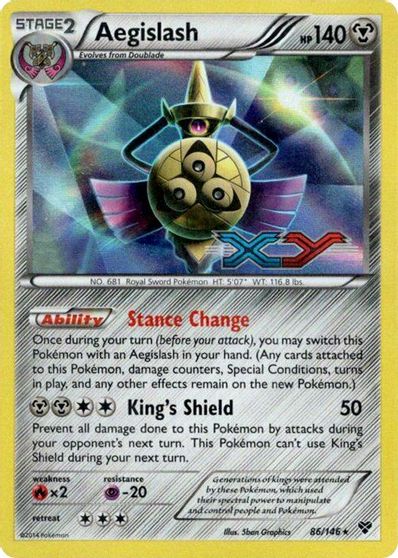 Aegislash (86/146) (Prerelease Promo) [XY: Black Star Promos] | GnG Games