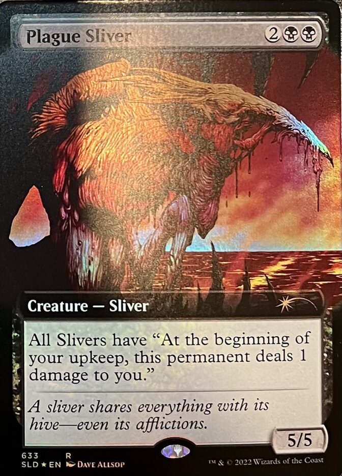 Plague Sliver (Extended Art) [Secret Lair Drop Promos] | GnG Games