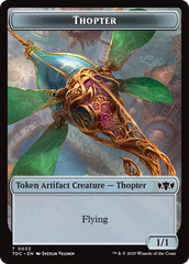 Thopter // Bird Double-Sided Token [Tarkir: Dragonstorm Commander Tokens] | GnG Games