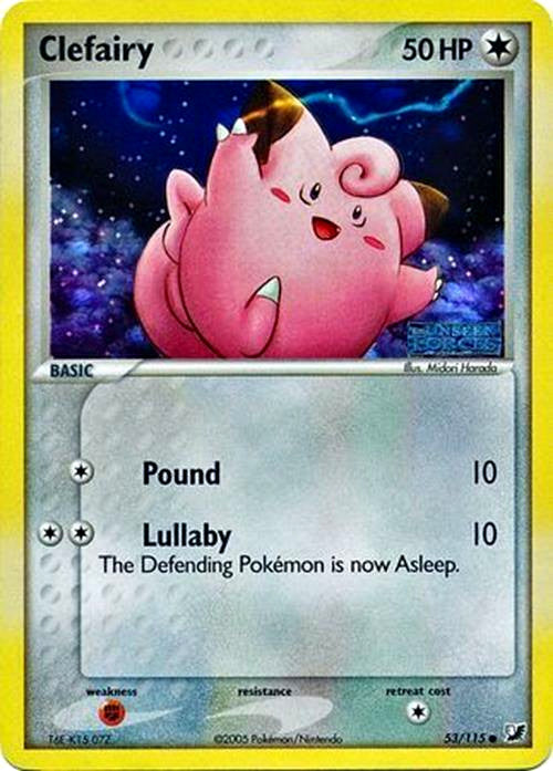 Clefairy (53/115) (Stamped) [EX: Unseen Forces] | GnG Games