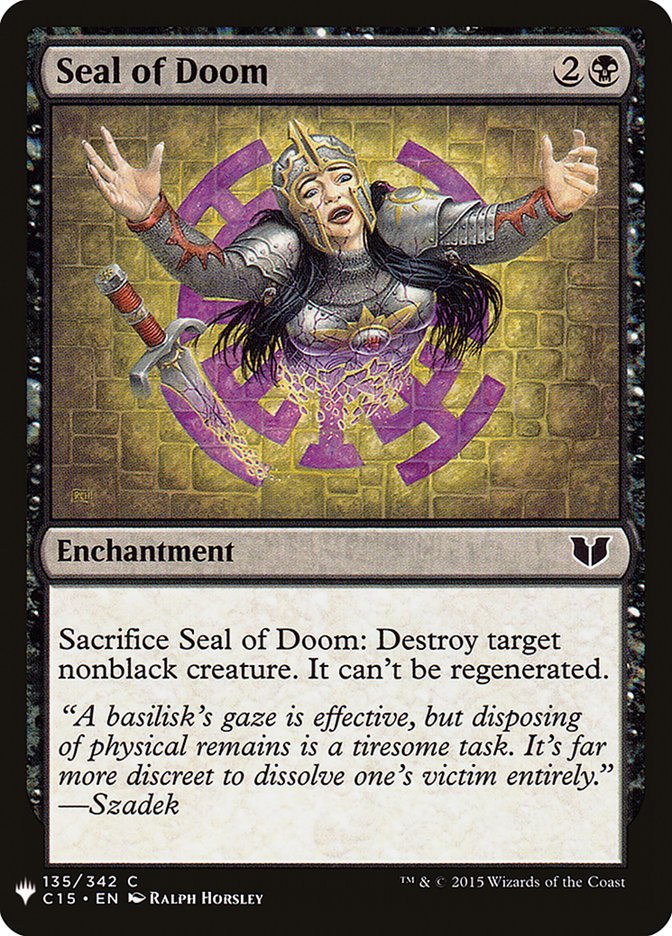 Seal of Doom [Mystery Booster] | GnG Games