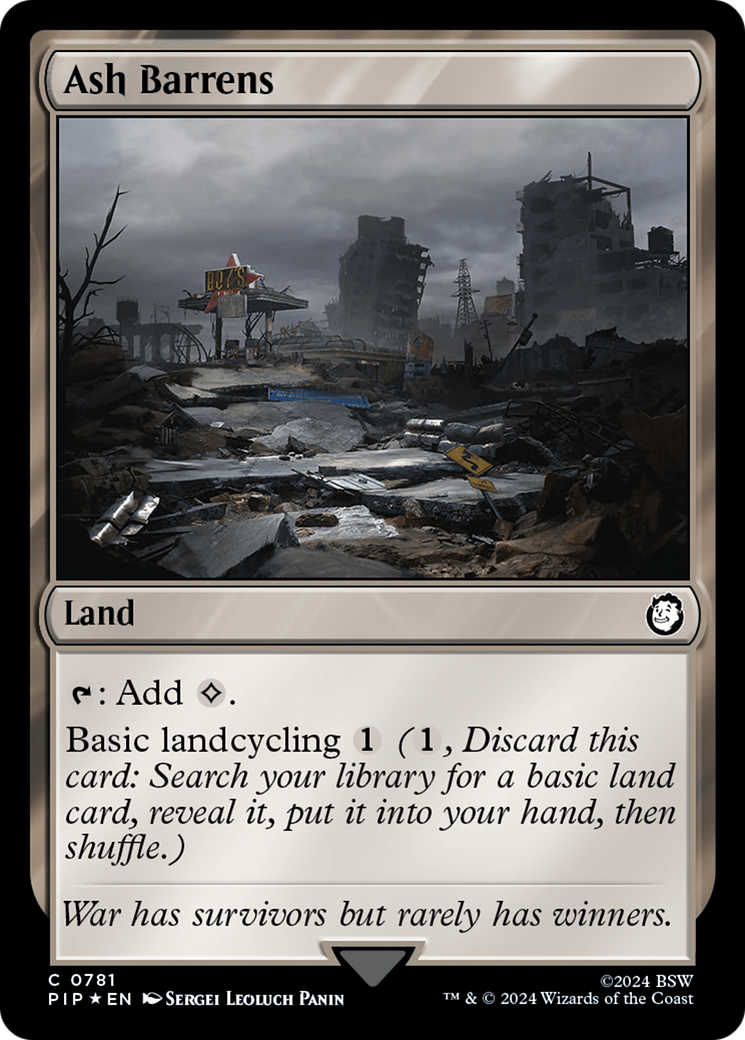 Ash Barrens (Surge Foil) [Fallout] | GnG Games