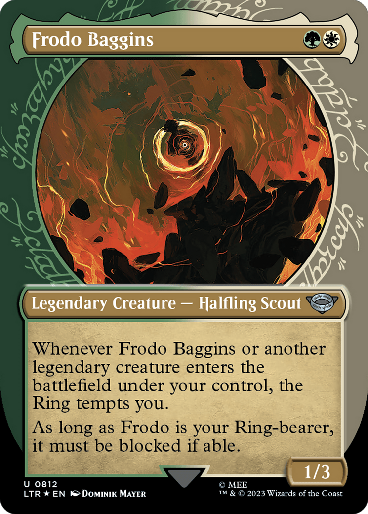 Frodo Baggins (Showcase) (Surge Foil) [The Lord of the Rings: Tales of Middle-Earth] | GnG Games
