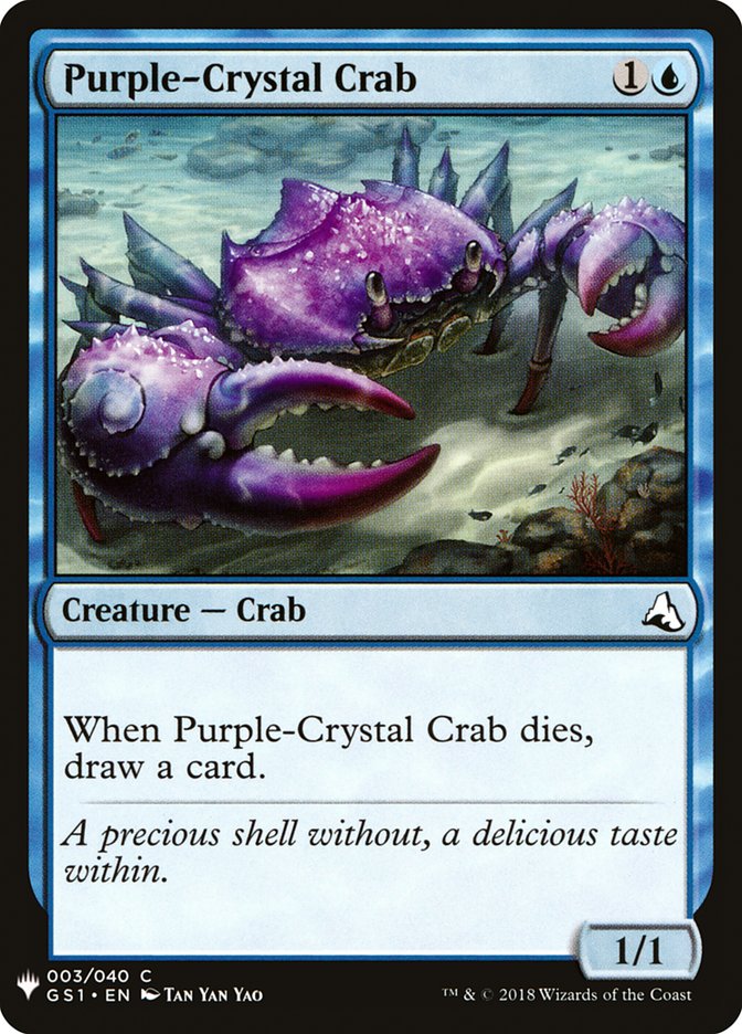 Purple-Crystal Crab [Mystery Booster] | GnG Games