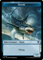 Ape // Shark Double-Sided Token [Outlaws of Thunder Junction Commander Tokens] | GnG Games