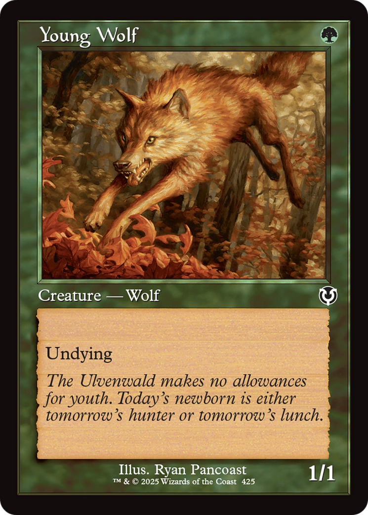 Young Wolf (Retro Frame) [Innistrad Remastered] | GnG Games