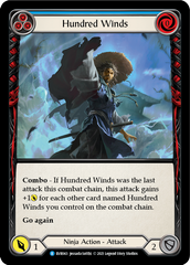 Hundred Winds (Blue) [EVR043] (Everfest)  1st Edition Rainbow Foil | GnG Games