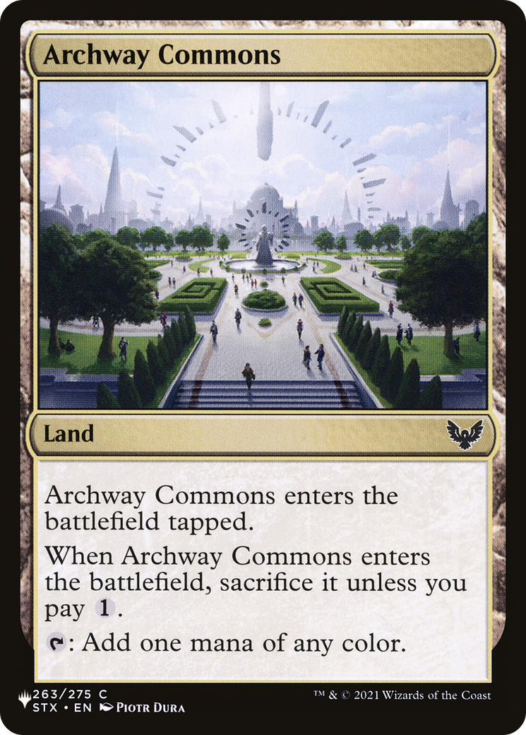 Archway Commons [The List] | GnG Games