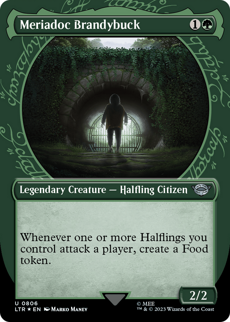 Meriadoc Brandybuck (Showcase) (Surge Foil) [The Lord of the Rings: Tales of Middle-Earth] | GnG Games