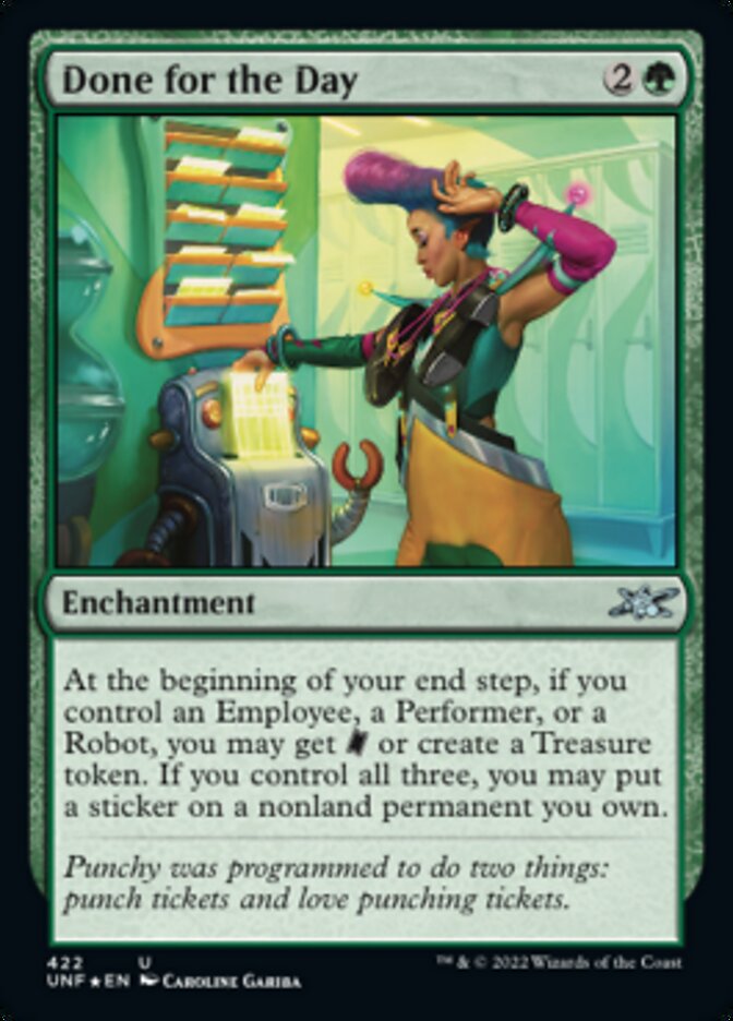 Done for the Day (Galaxy Foil) [Unfinity] | GnG Games