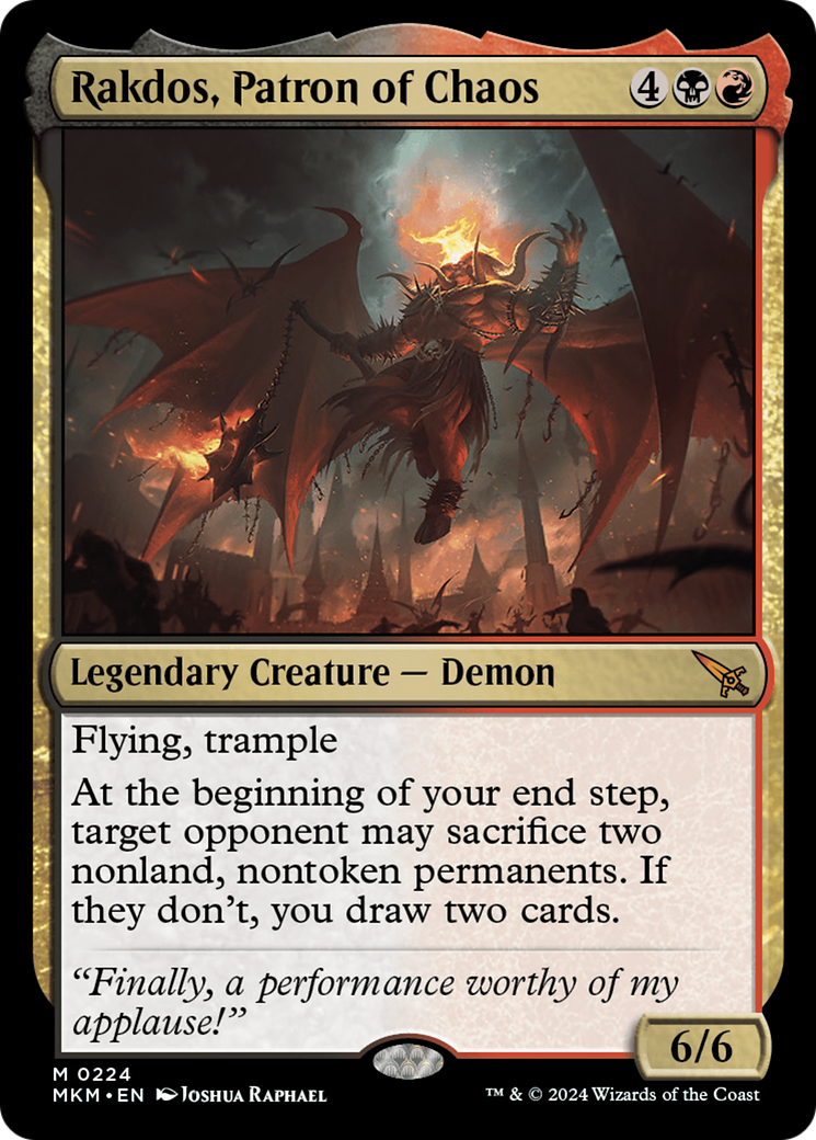 Rakdos, Patron of Chaos [Murders at Karlov Manor] | GnG Games