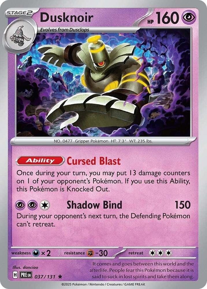 Dusknoir (037/131) [Scarlet & Violet: Prismatic Evolutions] | GnG Games