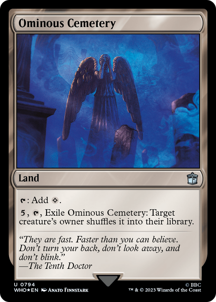 Ominous Cemetery (Surge Foil) [Doctor Who] | GnG Games
