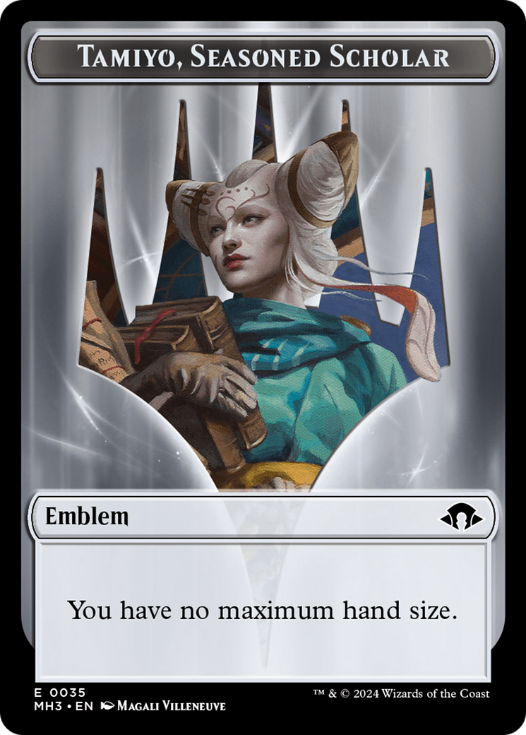 Tamiyo, Seasoned Scholar // Energy Reserve Double-Sided Token [Modern Horizons 3 Tokens] | GnG Games