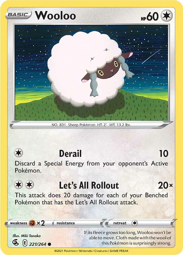 Wooloo (221/264) [Sword & Shield: Fusion Strike] | GnG Games