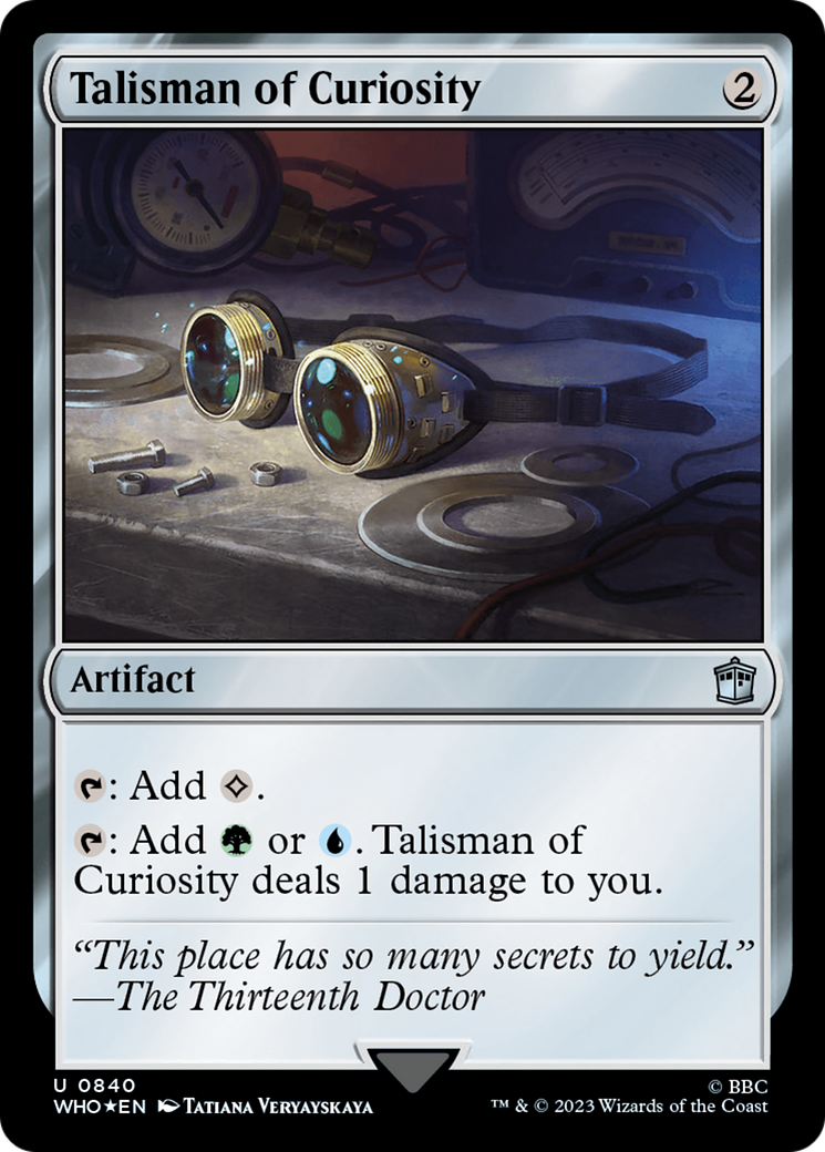 Talisman of Curiosity (Surge Foil) [Doctor Who] | GnG Games