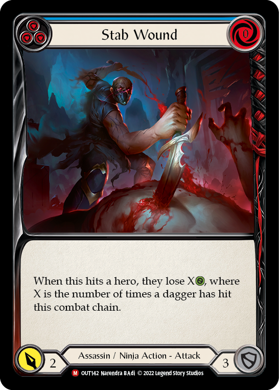 Stab Wound [OUT142] (Outsiders)  Rainbow Foil | GnG Games
