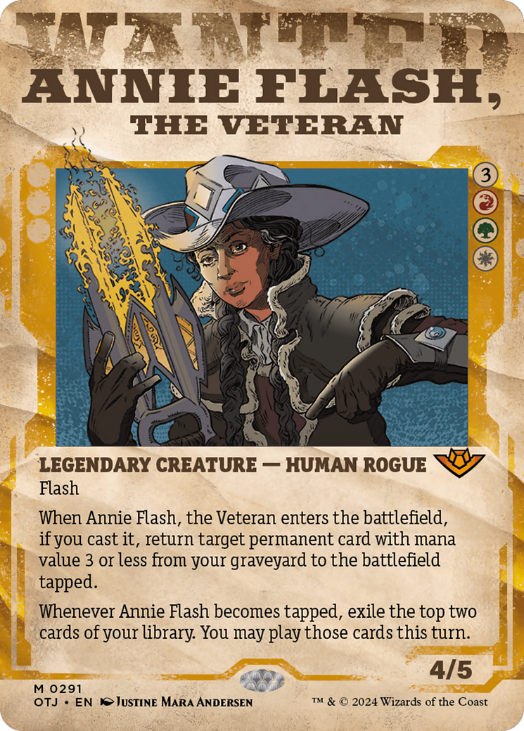 Annie Flash, the Veteran (Showcase) [Outlaws of Thunder Junction] | GnG Games