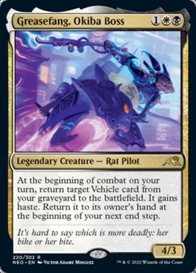Greasefang, Okiba Boss [Kamigawa: Neon Dynasty] | GnG Games