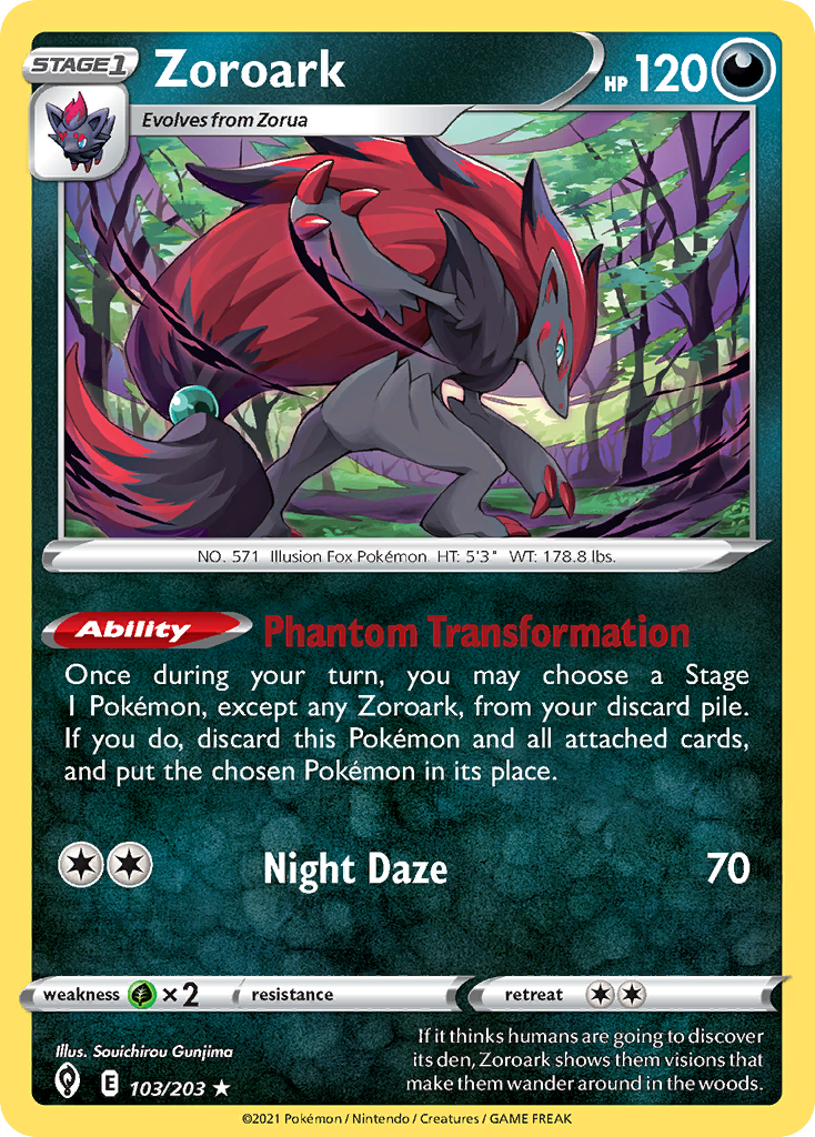 Zoroark (103/203) (Theme Deck Exclusive) [Sword & Shield: Evolving Skies] | GnG Games