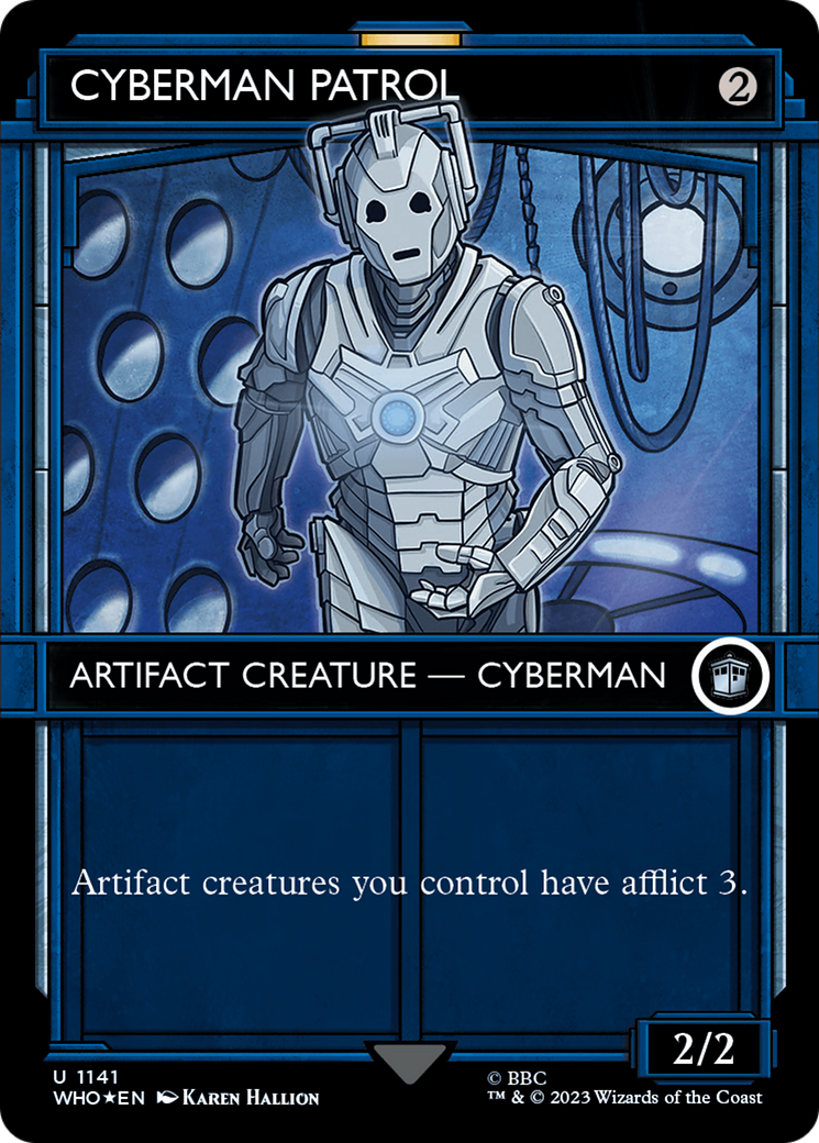 Cyberman Patrol (Showcase) (Surge Foil) [Doctor Who] | GnG Games