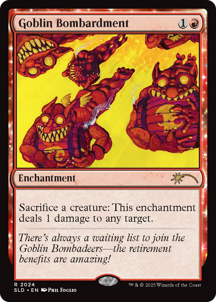 Goblin Bombardment (2024) (Rainbow Foil) [Secret Lair Drop Series] | GnG Games