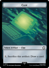 Food (0012) // Clue Double-Sided Token [Fallout Tokens] | GnG Games