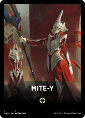 Mite-Y Theme Card [Phyrexia: All Will Be One Tokens] | GnG Games