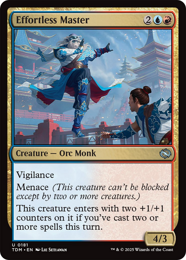 Effortless Master [Tarkir: Dragonstorm] | GnG Games
