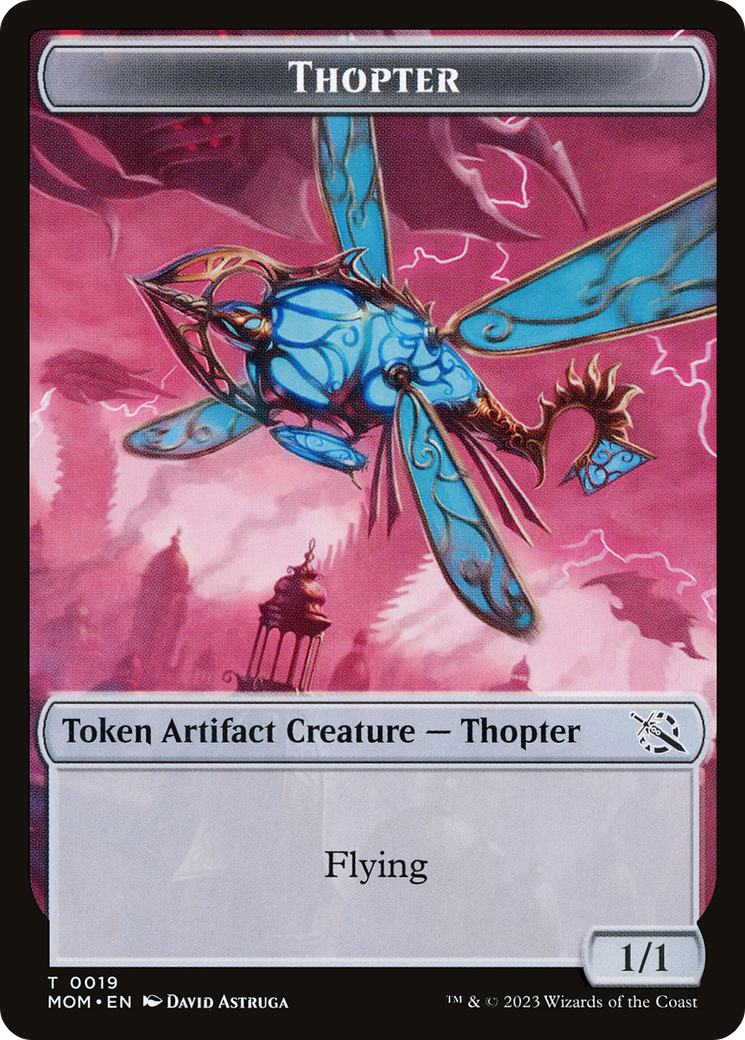 Thopter // Knight (10) Double-Sided Token [March of the Machine Tokens] | GnG Games