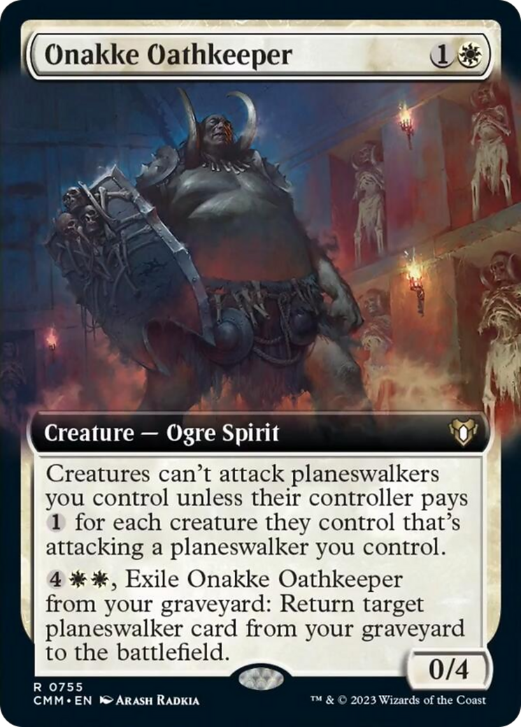 Onakke Oathkeeper (Extended Art) [Commander Masters] | GnG Games