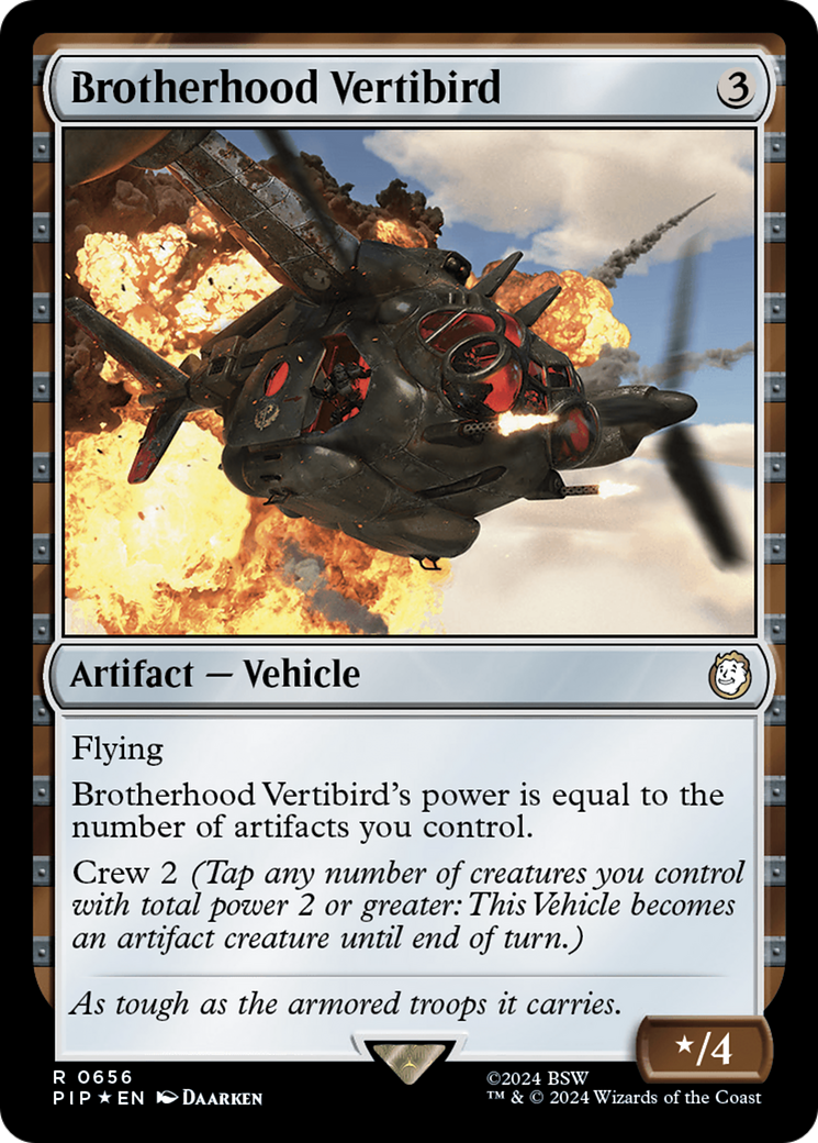 Brotherhood Vertibird (Surge Foil) [Fallout] | GnG Games