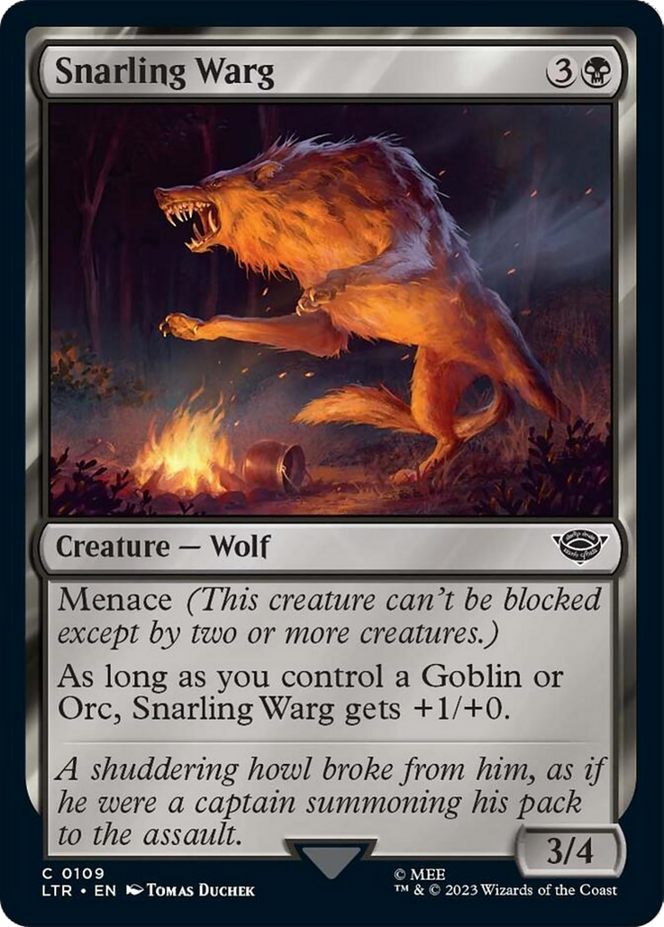 Snarling Warg [The Lord of the Rings: Tales of Middle-Earth] | GnG Games