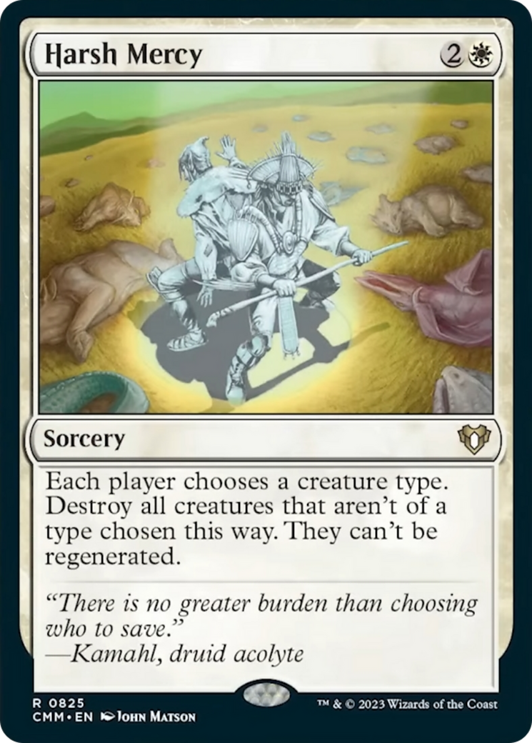 Harsh Mercy [Commander Masters] | GnG Games