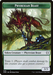 Phyrexian Beast Token [Phyrexia: All Will Be One Tokens] | GnG Games