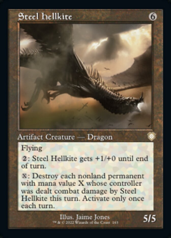 Steel Hellkite (Retro) [The Brothers' War Commander] | GnG Games