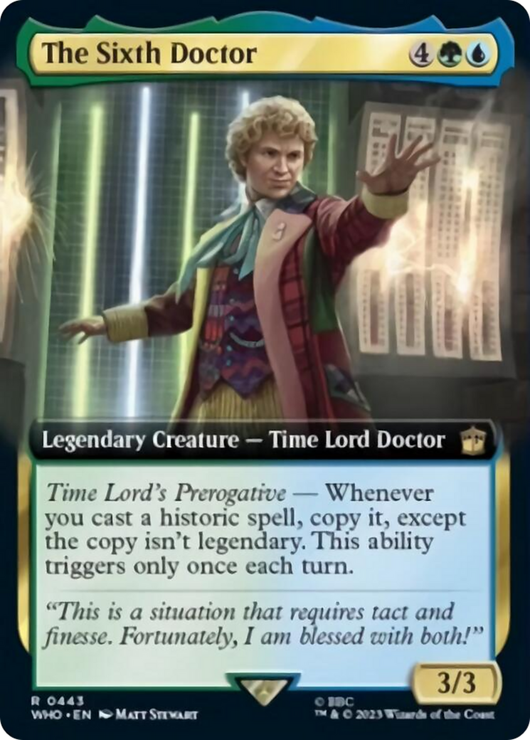 The Sixth Doctor (Extended Art) [Doctor Who] | GnG Games