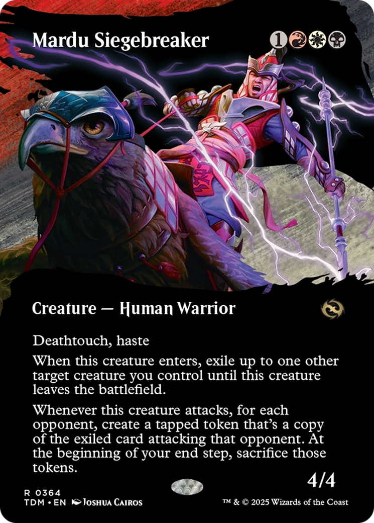 Mardu Siegebreaker (Borderless) [Tarkir: Dragonstorm] | GnG Games