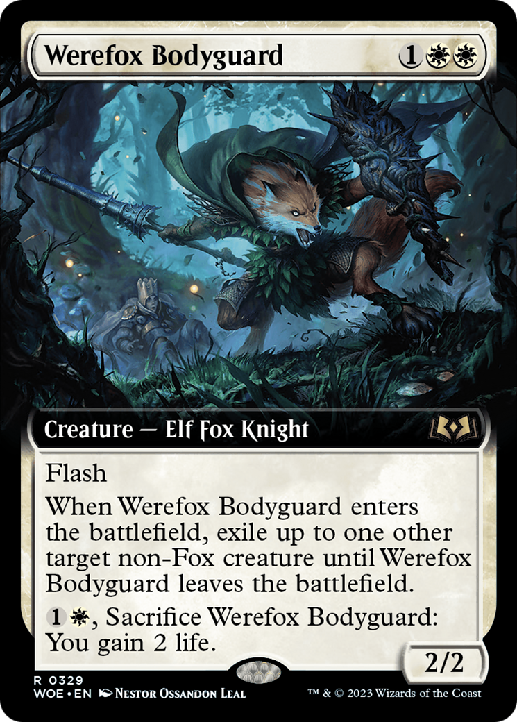 Werefox Bodyguard (Extended Art) [Wilds of Eldraine] | GnG Games